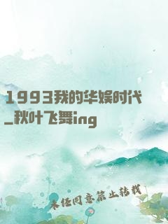 1993我的华娱时代