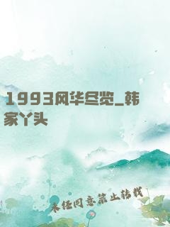 1993风华尽览