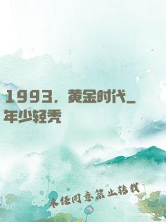 1993，黄金时代