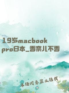 19岁macbookpro日本