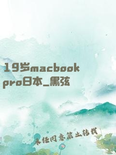 19岁macbookpro日本