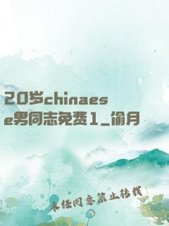 20岁chinaese男同志免费1