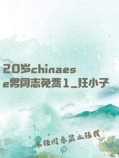 20岁chinaese男同志免费1
