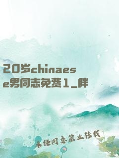 20岁chinaese男同志免费1