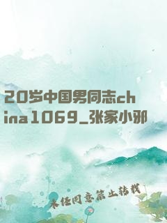 20岁中国男同志china1069