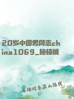 20岁中国男同志china1069