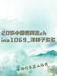 20岁中国男同志china1069
