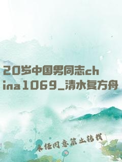 20岁中国男同志china1069