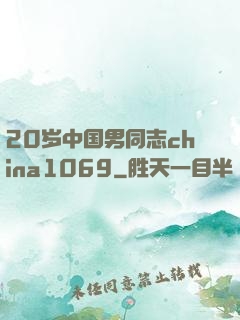20岁中国男同志china1069