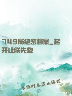 749局绝密档案