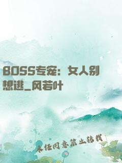 BOSS专宠：女人别想逃