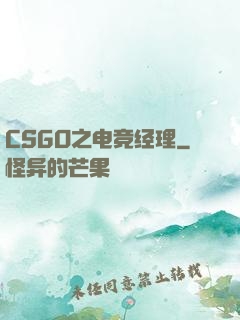 CSGO之电竞经理