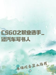 CSGO之职业选手