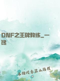 DNF之王牌教练
