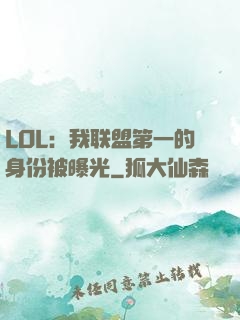 LOL：我联盟第一的身份被曝光