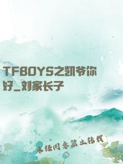 TFBOYS之凯爷你好