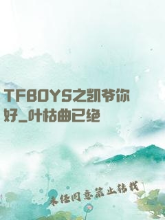 TFBOYS之凯爷你好