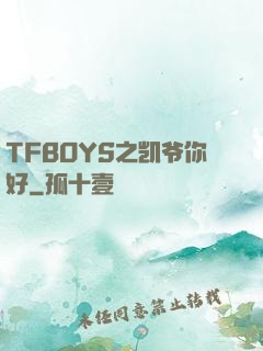 TFBOYS之凯爷你好