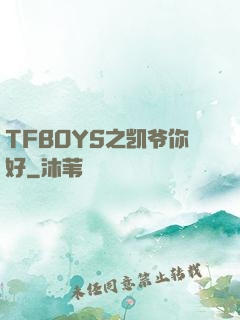 TFBOYS之凯爷你好