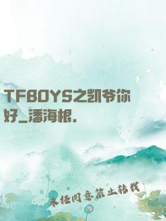 TFBOYS之凯爷你好