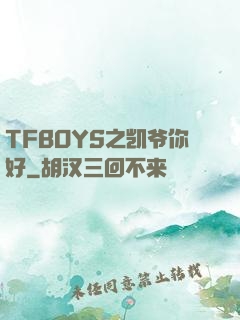 TFBOYS之凯爷你好
