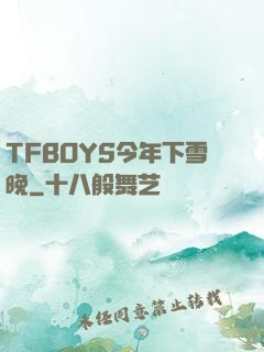 TFBOYS今年下雪晚