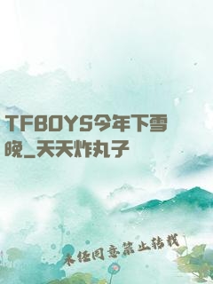 TFBOYS今年下雪晚