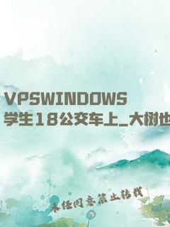 VPSWINDOWS学生18公交车上