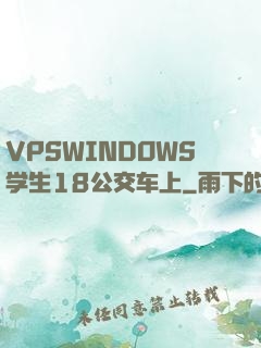 VPSWINDOWS学生18公交车上