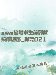 awm绝地求生前列腺按摩惩罚