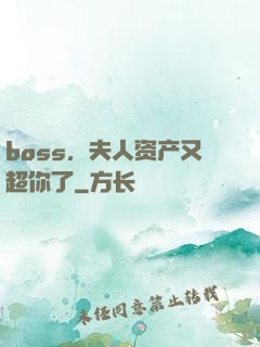 boss，夫人资产又超你了