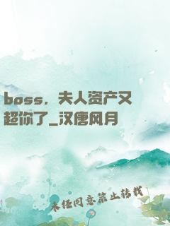 boss，夫人资产又超你了