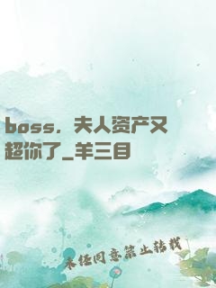boss，夫人资产又超你了