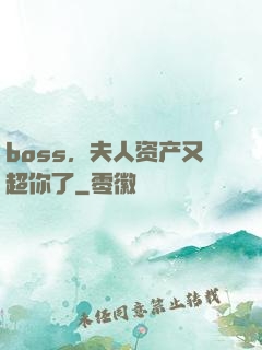 boss，夫人资产又超你了
