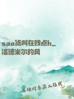sao货叫在贱点h
