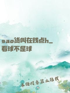 sao货叫在贱点h