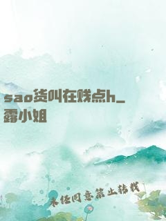 sao货叫在贱点h