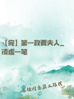 【完】第一政要夫人