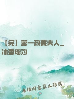 【完】第一政要夫人