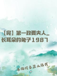 【完】第一政要夫人