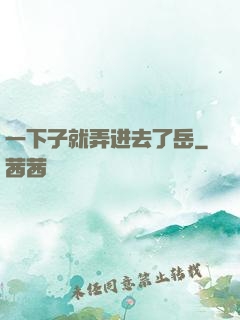 一下子就弄进去了岳