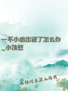 一不小心出道了怎么办
