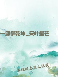 一剑掌乾坤