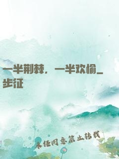 一半荆棘，一半欢愉