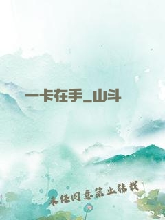 一卡在手