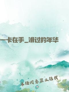 一卡在手