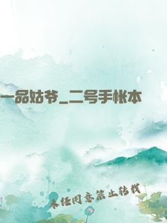 一品姑爷