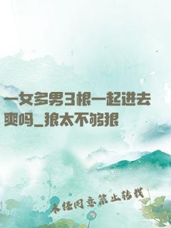 一女多男3根一起进去爽吗