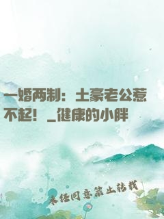 一婚两制：土豪老公惹不起！