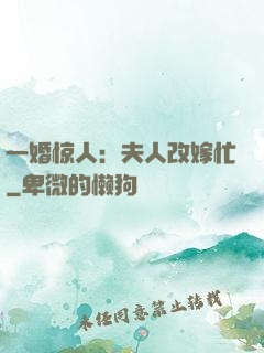 一婚惊人：夫人改嫁忙